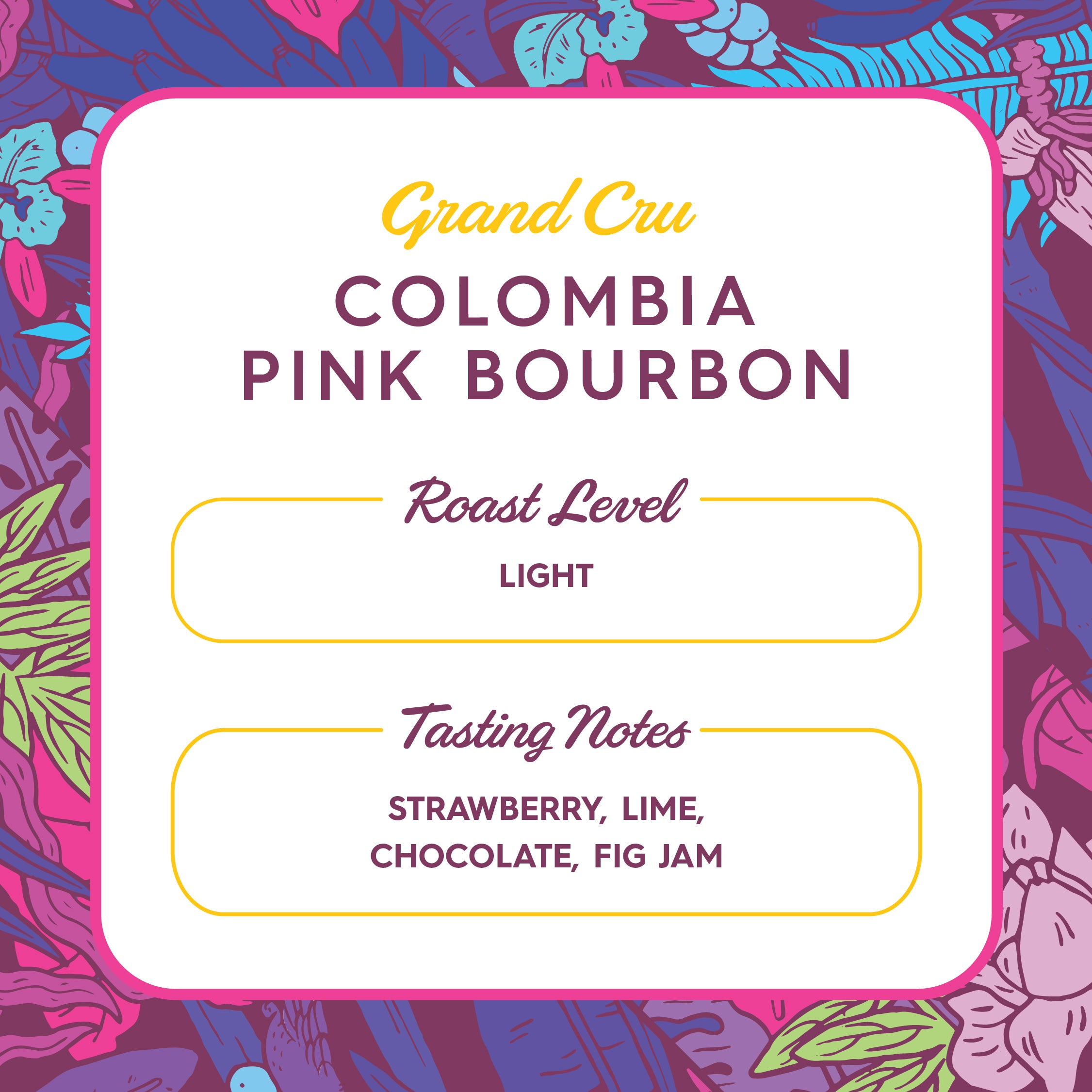 Colombia Pink Bourbon (Grand Cru)